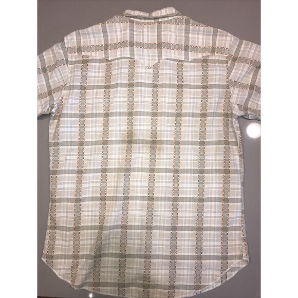 vintage 50s TOGS GWG GREAT WESTERN GARMENT Union Made Western Snap Shirt 17-33 - Picture 7 of 7